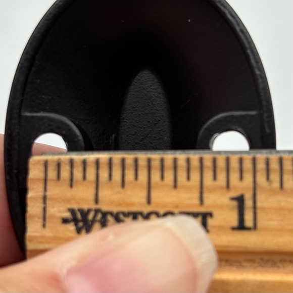 Ball End Coat & Hat Hook, Black - Set of 4 - Picture 6 of 7